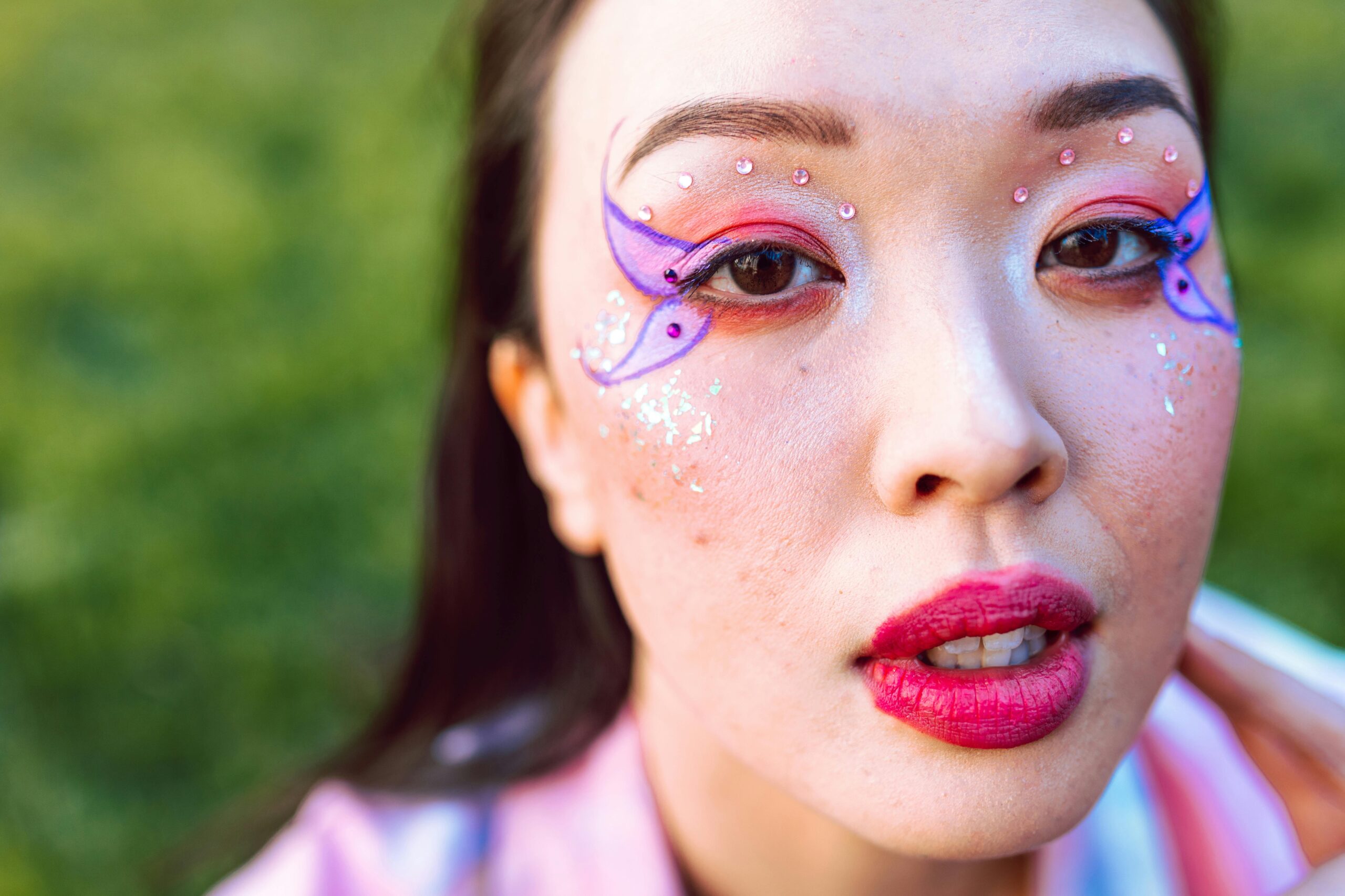 Kostenloses Stock Foto zu auge, bisexuell, buntes make-up