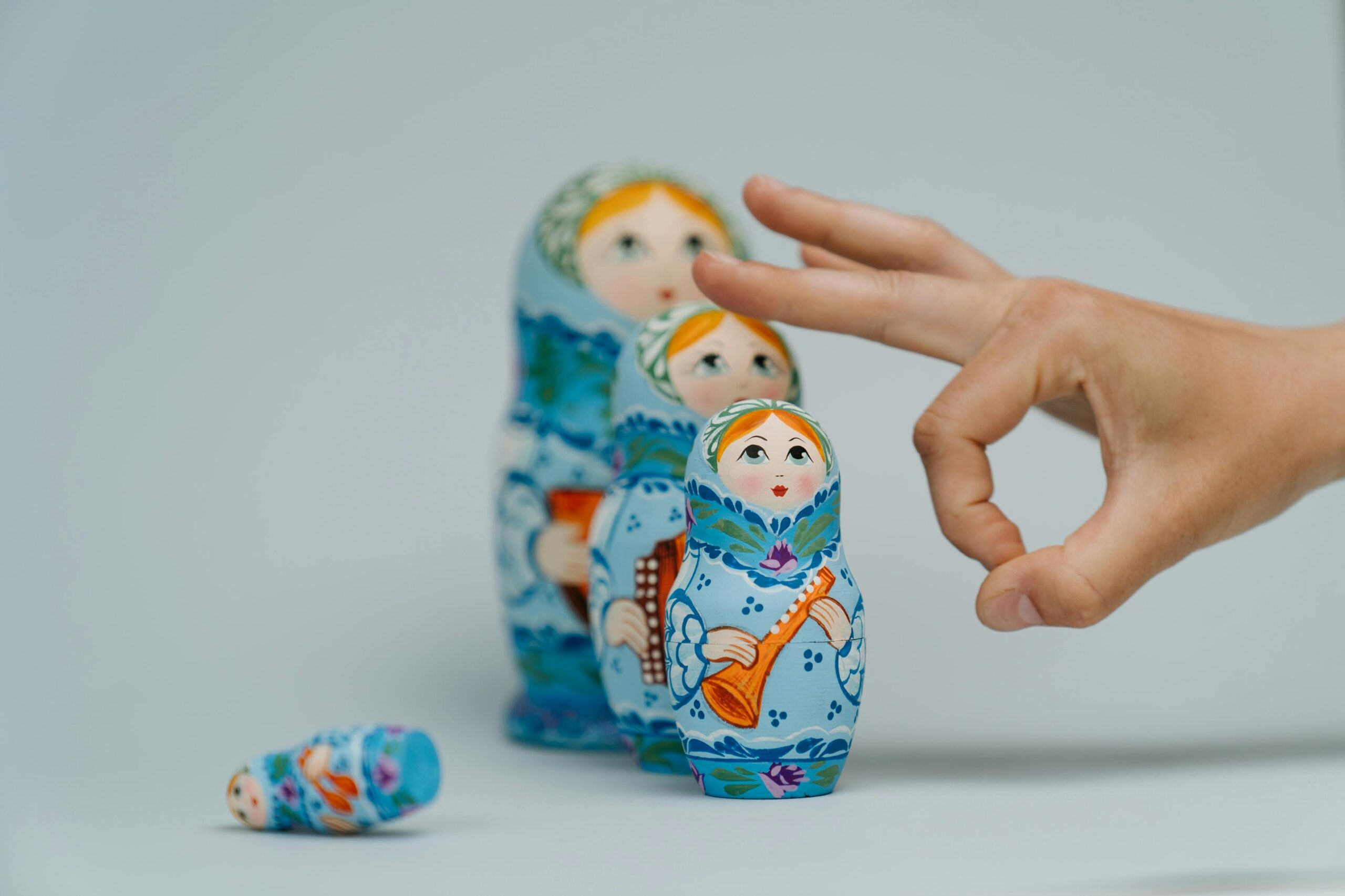 Kostenloses Stock Foto zu anordnung, baboushka, babuschka